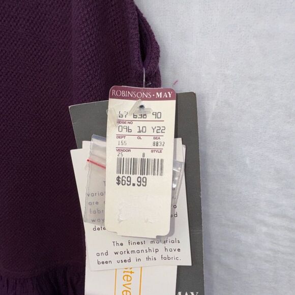 Karin Stevens Vintage Size 4 Burgundy - Picture 4 of 13